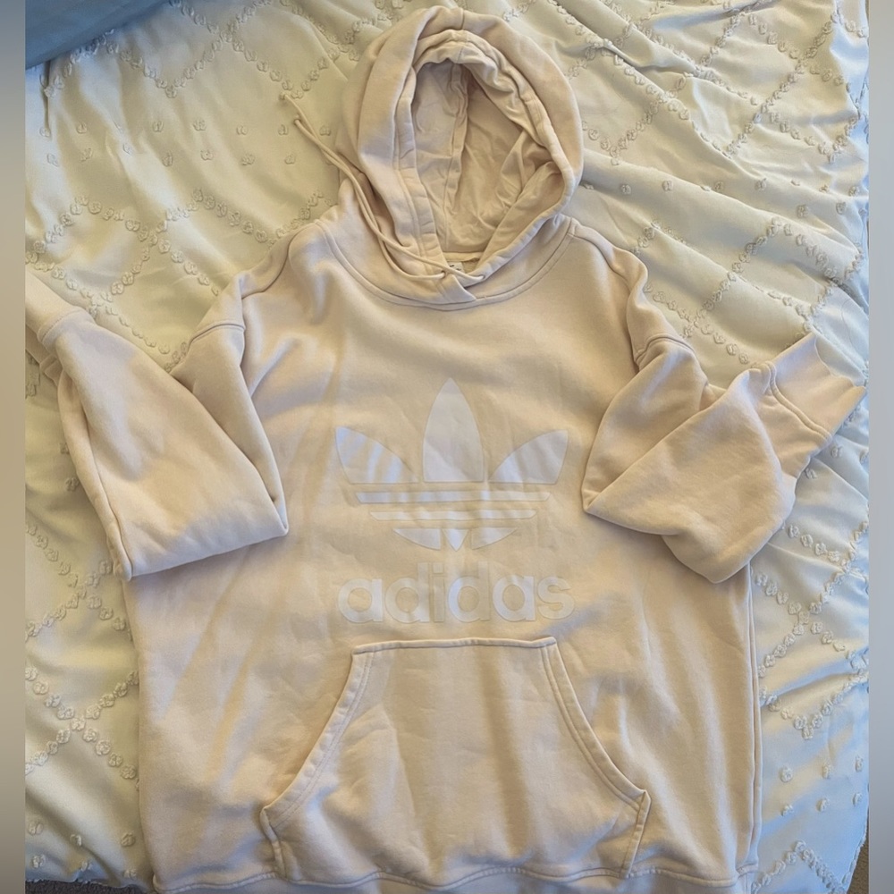Beige XL Adidas Hoodie